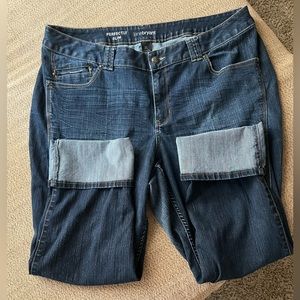 Lane Bryant Perfectly Slim Blue Jeans